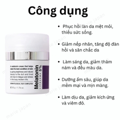 Kem Dưỡng Trắng Melatonin Liposome 5% Chống Lão Hóa Mờ Thâm Nám Maxclinic Time Return Cream Hàn Quốc 50G