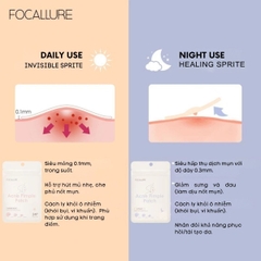 Miếng Dán Mụn Focallure Hỗ Trợ Giảm Mụn Kiểm Soát Dầu Chống Thấm Nước Acne Pimple Patch 24 Miếng
