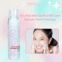Sữa Rửa Mặt MD CARE  BHA Dạng Bọt Sạch Sâu Kiềm Dầu Giảm Mụn Cho Da Dầu Mụn Nhạy Cảm 150ml