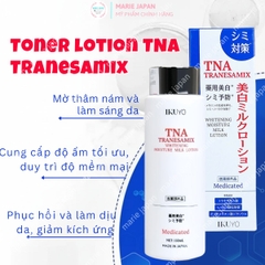 Toner TNA Tranesamix  Dưỡng Ẩm Sáng Da Mờ Thâm Nám Whitening Moisture Milk Lotion Nhật Bản Chai 150ml