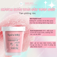 Dầu Gội Tẩy Tế Bào Chết Da Đầu Spes Sạch Gàu Bã Nhờn Dưỡng Ẩm Kiềm Dầu Sea Salt Cream Hũ 280g