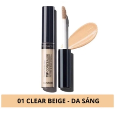 Kem Che Khuyết Điểm The Saem Che Phủ Tốt Mỏng Nhẹ Cover Perfection Tip Concealer SPF28 PA++ Hàn Quốc 6.5g