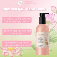 Combo Cocoon 2 Món 1 Nước Tẩy Trang Sen Hậu Giang 500ml +  1 Sửa Rửa Mặt Sen Hậu Giang 310ml