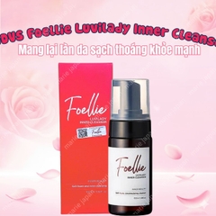 Dung Dịch Vệ Sinh Phụ Nữ Foellie Luvilady Inner Cleanser Sạch Sâu Dịu Nhẹ Cân Bằng pH Hàn Quốc Chai 100ml
