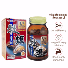 Viên Uống Tinh Chất Hàu Orihiro New Oyster Extract Hộp 120 Viên