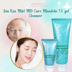 Sữa Rửa Mặt MD Care Mandelic 5% Gel Cleanser Sạch Sâu Giảm Mụn Dưỡng Sáng Da