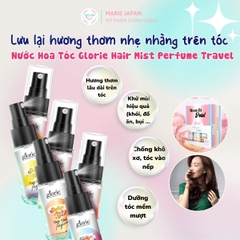 Nước Hoa Tóc Glorie Hair Mist Perfume Lưu Hương Thơm Hạn Chế Mùi Hôi Dưỡng Tóc Mềm Mượt Bộ 3 Chai Mini 10ml