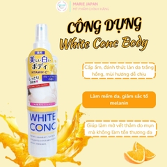 Xịt Dưỡng Trắng Da Toàn Thân  White Conc Dưỡng Ẩm Mềm Mịn Sáng Da Body Lotion Chai 245ml