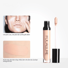 Kem Che Khuyết Điểm Focallure Che Phủ Mịn Lì  Tự Nhiên Không Mốc Full Coverage Concealer FA52 5g