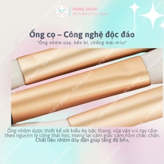 Set 5 Cọ Trang Điểm Mắt  AMORTALS Đa Năng Mềm Mịn Kèm Túi Đựng