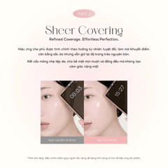 Cushion Aperire Chống Nắng Che Phủ Tốt Da Căng Bóng Mịn Lì Mỏng Nhẹ Sheer Breeze Hàn Quốc 13g