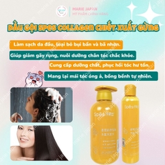 Dầu Gội Spes Collagen Chiết Xuất Gừng Sạch Sâu Giảm Gãy Rụng Tóc Chắc Khỏe Bồng Bềnh