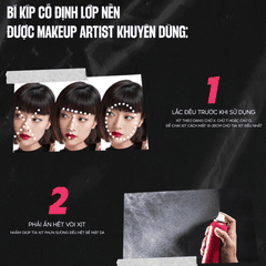 [MUA 1 TẶNG 1] Xịt Khóa Makeup MENOW Lâu Trôi Cấp Ẩm Soft Gauze Matte Makeup Setting Spray 100ml