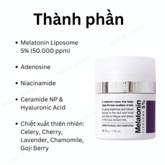 Kem Dưỡng Trắng Melatonin Liposome 5% Chống Lão Hóa Mờ Thâm Nám Maxclinic Time Return Cream Hàn Quốc 50G
