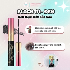 Mascara Kiss Me Heroine Make Dạng Màng Film Micro Brush Chống Trôi Siêu Bền Dày Cong Mi Tự Nhiên Nhật Bản