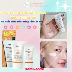 Set 2 Kem Chống Nắng Dr.G Brightening Up Sun SPF50+ Nâng Tông Kiềm Dầu Sáng Da Hàn Quốc 50ml + 20ml