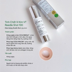 Tinh Chất Vi Kim VT Cosmetics Reedle Shot 100 Tái Tạo Da Căng Bóng Mịn Màng Sáng Khỏe Hàn Quốc Chai 50ml
