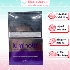 Mặt Nạ Mắt Colorkey Luminous Hỗ Trợ Làm Sáng và Nâng Cơ Vùng Da Mắt  Ginseng Brightening & Uplifting Eye Mask 1 Miếng Lẻ 6g