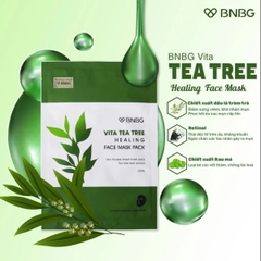 Mặt Nạ BNBG Vita Tea Tree Healing Face Mask Pack Làm Dịu Giảm Mụn Hàn Quốc