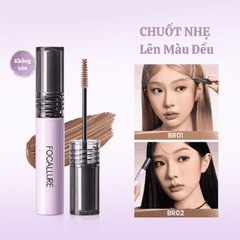Mascara Lông Mày Focallure Cao Cấp Chống Trôi Siêu Bền Màu Eyebrow Gel E58 5g