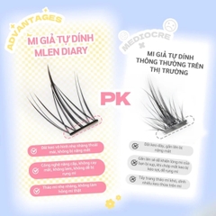 Lông Mi Cụm Mlen Diary Có Sẵn Keo Dễ Gắn Có Thể Tái Sử Dụng Mắt To Tự Nhiên