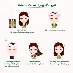 Dầu Gội Dược Liệu Nguyên Xuân Giúp Dưỡng Tóc Bồng Bềnh Phục Hồi Hư Tổn 450ml