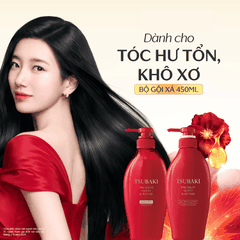 Dầu Gội Xả Tsubaki Premium Phục Hồi Giảm Gãy Rụng Cho Tóc Hư Tổn Nhật Bản