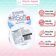 Kem Dưỡng Eveline Dưỡng Ẩm Phục Hồi Sáng Da Cho Mặt Và Body  Extra Soft Whitening Ba Lan Hũ 200ml