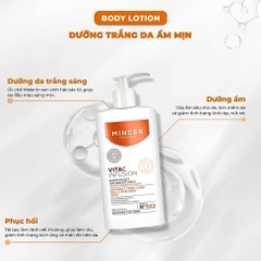 Dưỡng Thể Mincer Pharma Vita C Infusion Dưỡng Trắng Chống Lão Hóa Ẩm Mịn Da Body Lotion Ba Lan Chai 250ml