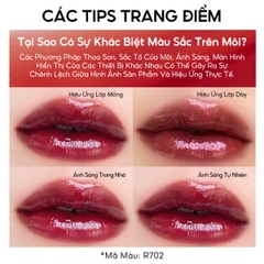 Son Gương Bóng Colorkey Môi Đầy Đặn Căng Bóng Quyến Rũ  Airy Lip Mirror Series 2.5g