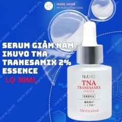 Serum Giảm Nám IKUYO TNA Tranesamix 2% Essence Mờ Thâm Nám Tàn Nhang Dưỡng Trắng Sáng Nhật Bản Chai 30ml