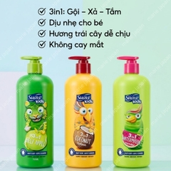Sữa Tắm Gội Suave Kids 3in1 Dịu Nhẹ Ẩm Mịn Thơm Mát Tự Nhiên Body Wash & Shampoo Thái Lan 700ml