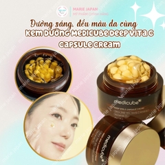 Kem Dưỡng Dạng Viên Nang Medicube Deep Pink Capsule Cream Dưỡng Sáng Mờ Thâm Phục Hồi Da Hộp 55g