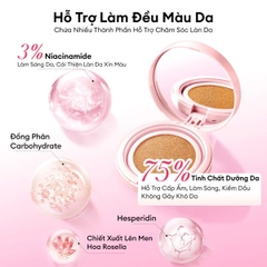 Cushion Chống Nắng COLORKEY SPF 50+ PA++++  Mỏng Nhẹ Lâu Trôi Tự Nhiên Long Lasting Flawless Brightening 11g - TẶNG  1 GƯƠNG CẦM TAY