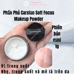 Phấn Phủ Carslan Kiềm Dầu Lâu Trôi Che Phủ Tự Nhiên Soft Focus  Makeup Powder Mini 1G