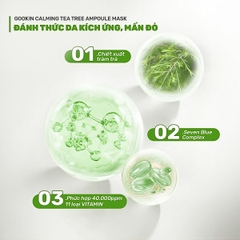 [COMBO 3 MIẾNG] Mặt Nạ Gookin Ampoule Mask Cấp Ẩm Dưỡng Sáng Phục Hồi Căng Bóng Da Hàn Quốc