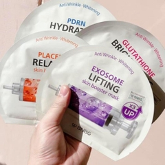 Mặt Nạ BNBG Placenta Skin Booster Mask Cấp Ẩm Dưỡng Trắng Phục Hồi Trẻ Hóa Da Hàn Quốc Hộp 10 Miếng