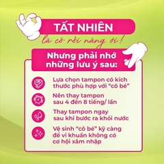 Băng Vệ Sinh Unicharm Sofy Soft Tampon Siêu Thấm Khô Thoáng Nhật Bản Hộp 9 Ống