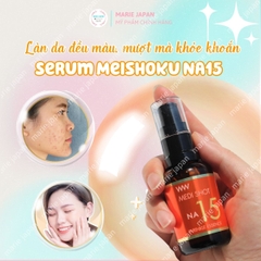 Serum Meishoku NA15 Dưỡng Sáng Cải Thiện Nếp Nhăn Ngừa Lão Hóa Medi Shot Wrinkle Essence Nhật Bản Chai 30ml