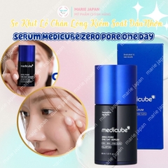 Serum Medicube Se Khít Lỗ Chân Lông Kiểm Soát Dầu Nhờn Zero Pore One Day Hàn Quốc Chai 30ml