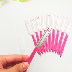 Dao Cạo Lông Mặt Kai S Select Beauty M 742 Thép Không Gỉ Tiện Lợi An Toàn Nhật Bản Set 5 Cây