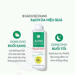 Nước Tẩy Trang Acnes Micellar Water Sạch Sâu Dịu Nhẹ Giảm Mụn 200ml