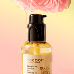 Dầu Tẩy Trang Hoa Hồng Cocoon Rose Cleansing Oil Sạch Sâu Dưỡng Ẩm Dịu Nhẹ 310ml