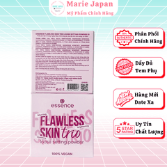 Phấn Phủ Bột 3 Màu Essence hiệu chỉnh màu da, mịn màng Flawless Skin Trio Loose Setting Powder Hộp 8g