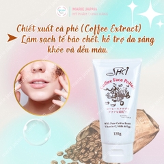 Tẩy Tế Bào Chết Mặt SHCI Coffee Sạch Sâu Ngừa Mụn Sáng Mịn Tự Nhiên Nhật Bản 135g