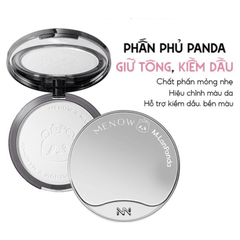 [MUA 1 TẶNG 1] Phấn Phủ MENOW Menglan Panda Kiềm Dầu Giữ Tone Velvet Mist Complexion Powder 21g TẶNG MÁ HỒNG MENOW
