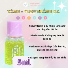 Serum Lalarecipe Bản Mini Yuzu Vita C Ampoule Dưỡng Sáng Da Mờ Thâm Chống Lão Hóa Hàn Quốc 5ml