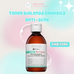 Toner Bielenda Dr.Medica Anti‑Acne Sạch Sâu Ngừa Mụn Cân Bằng Da Dermatological Toning Liquid 250ml