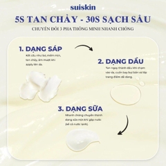 Sáp Tẩy Trang Suiskin Sạch Sâu Loại Bỏ Bã Nhờn Bụi Bẩn Hiệu Qủa Blooming Canola Cleansing Balm Hàn Quốc Hũ 90ml