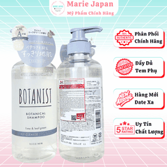 Dầu Gội Xả BOTANIST Moist Nắp Xám Dưỡng Ẩm Tự Nhiên Cho Tóc Khô Xơ Làm Sạch Dịu Nhẹ  Nhật Bản 460ml